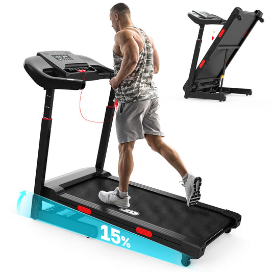 Treadmill with 15% Auto Incline #YQ01F