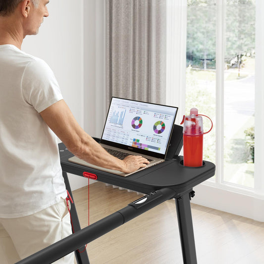 Treadmill with Handrails & Desk #JK12F