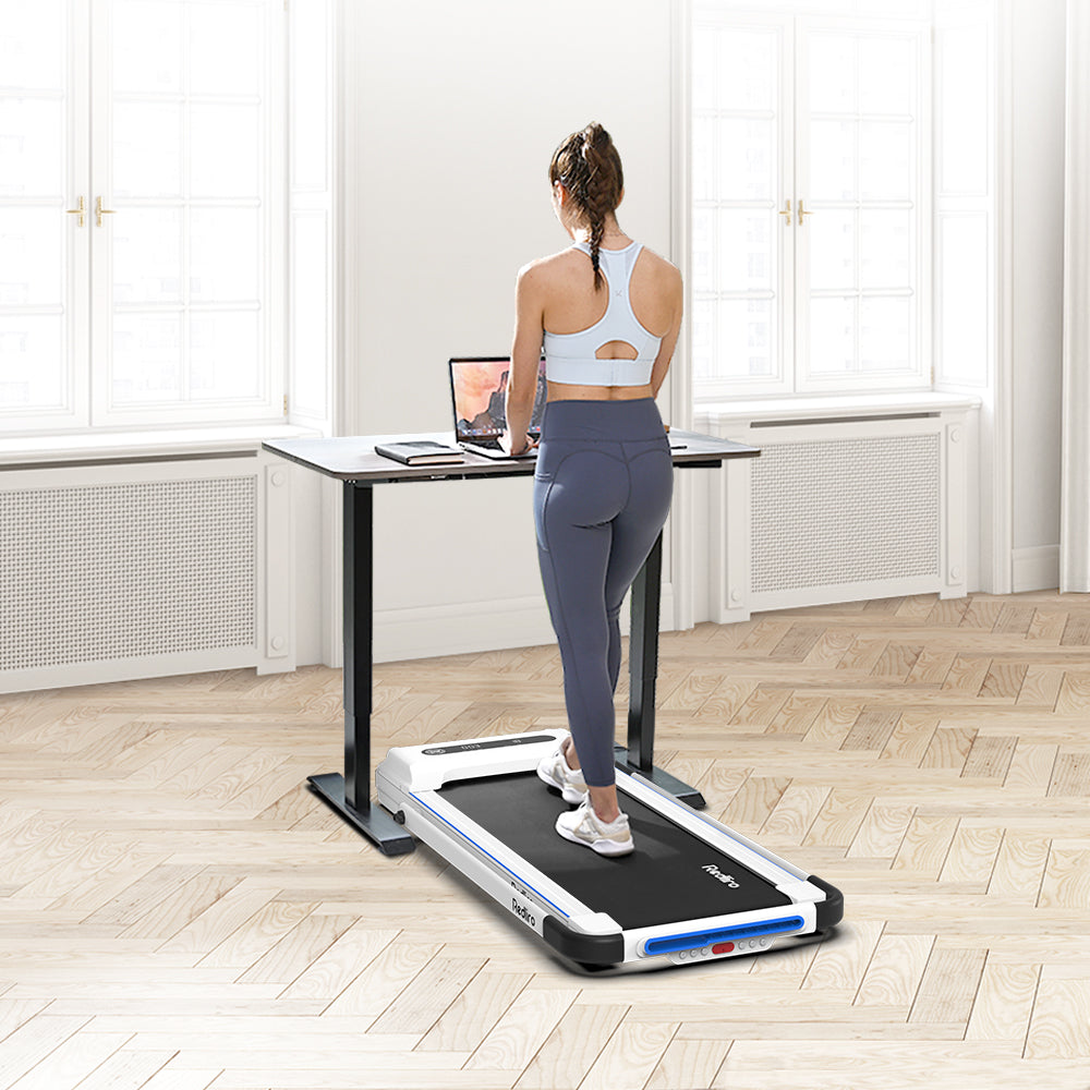 2 in 1 Under Desk Treadmill JK1608E-2 (White)