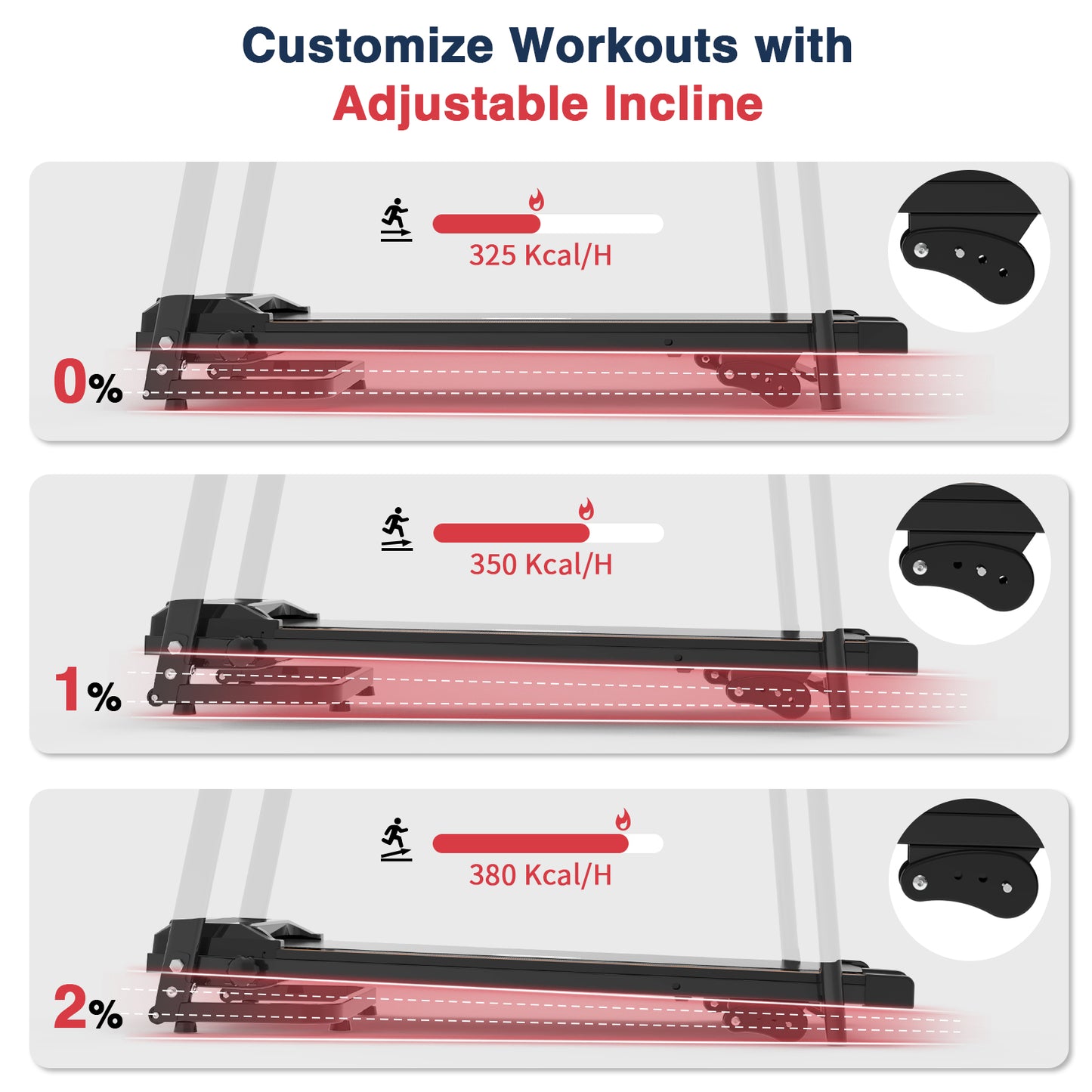 Treadmill with Ultra-Long Handrails #JK14F