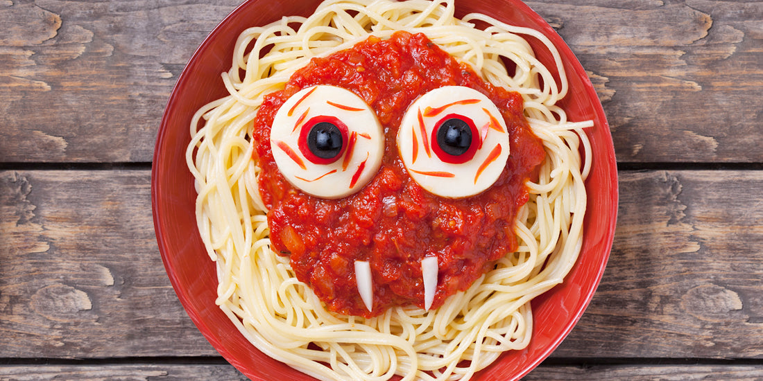 A spooky Halloween Spaghetti