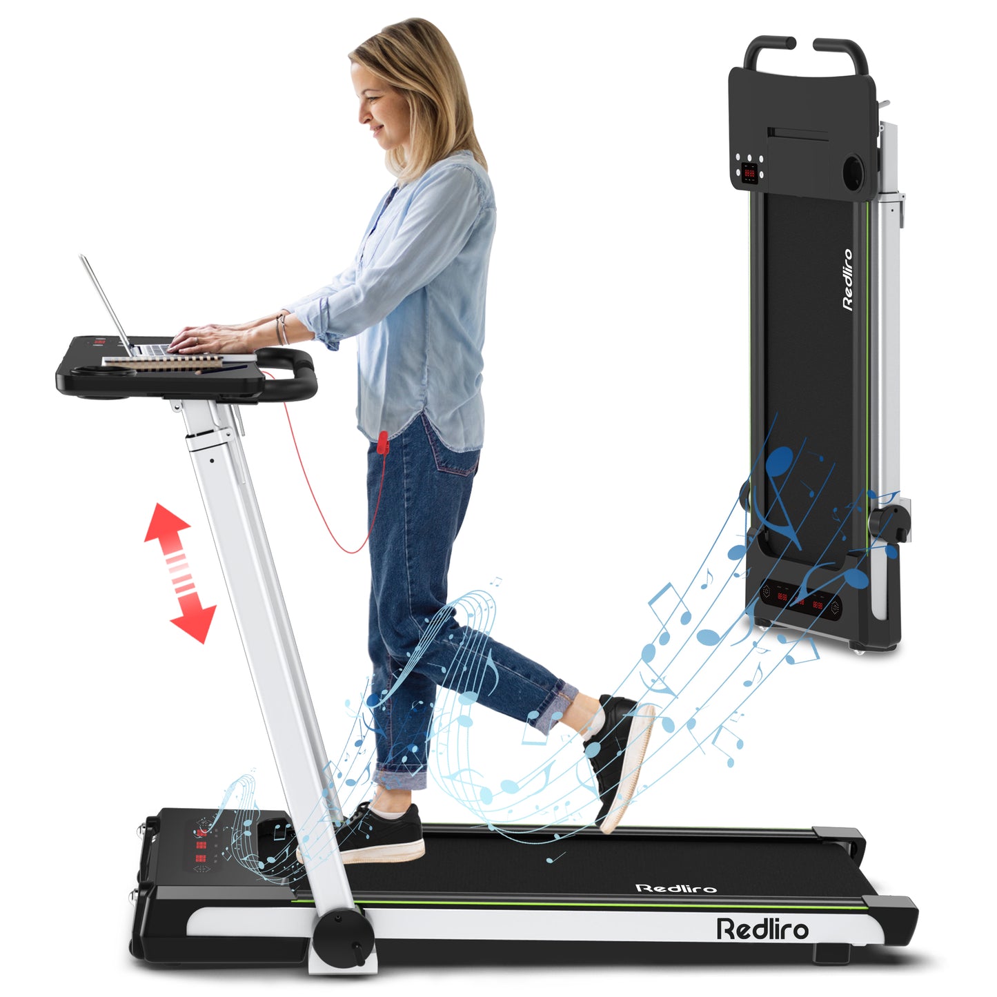 Treadmill with Standing Desk JK31-BG