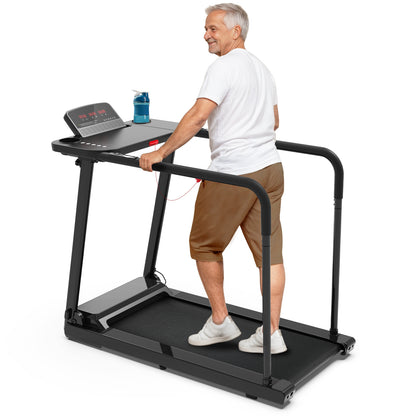 Treadmill with Handrails & Desk #JK12F