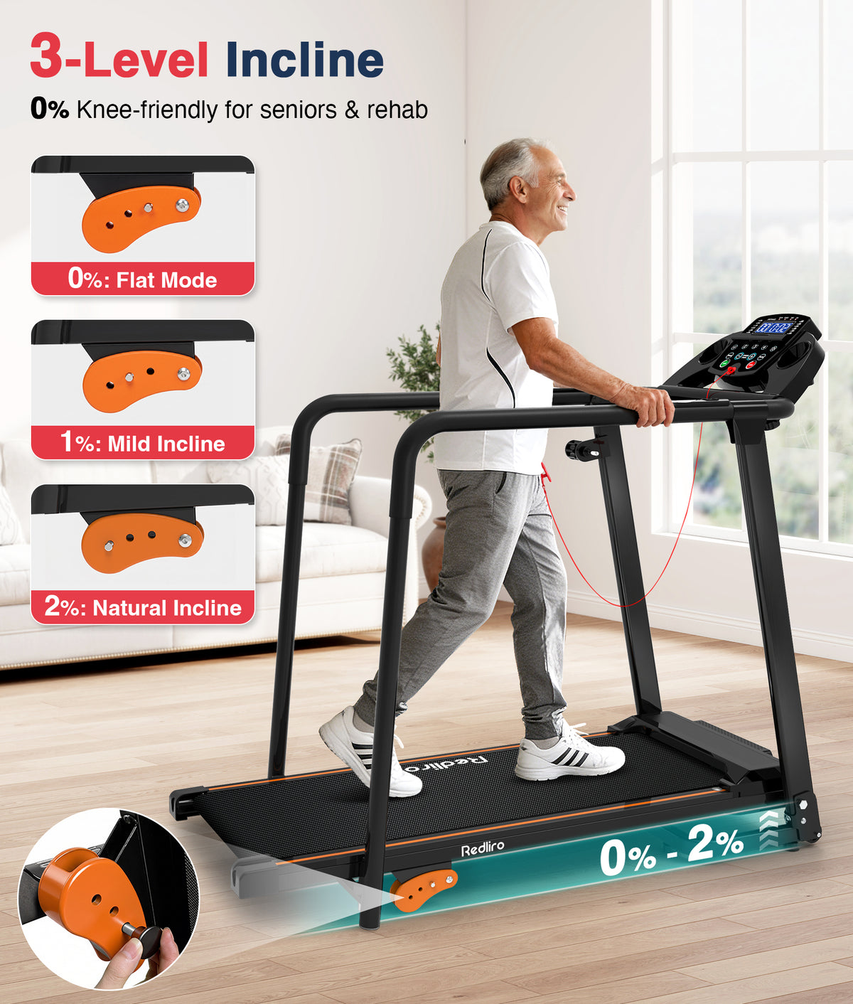 Redliro Treadmill for Seniors