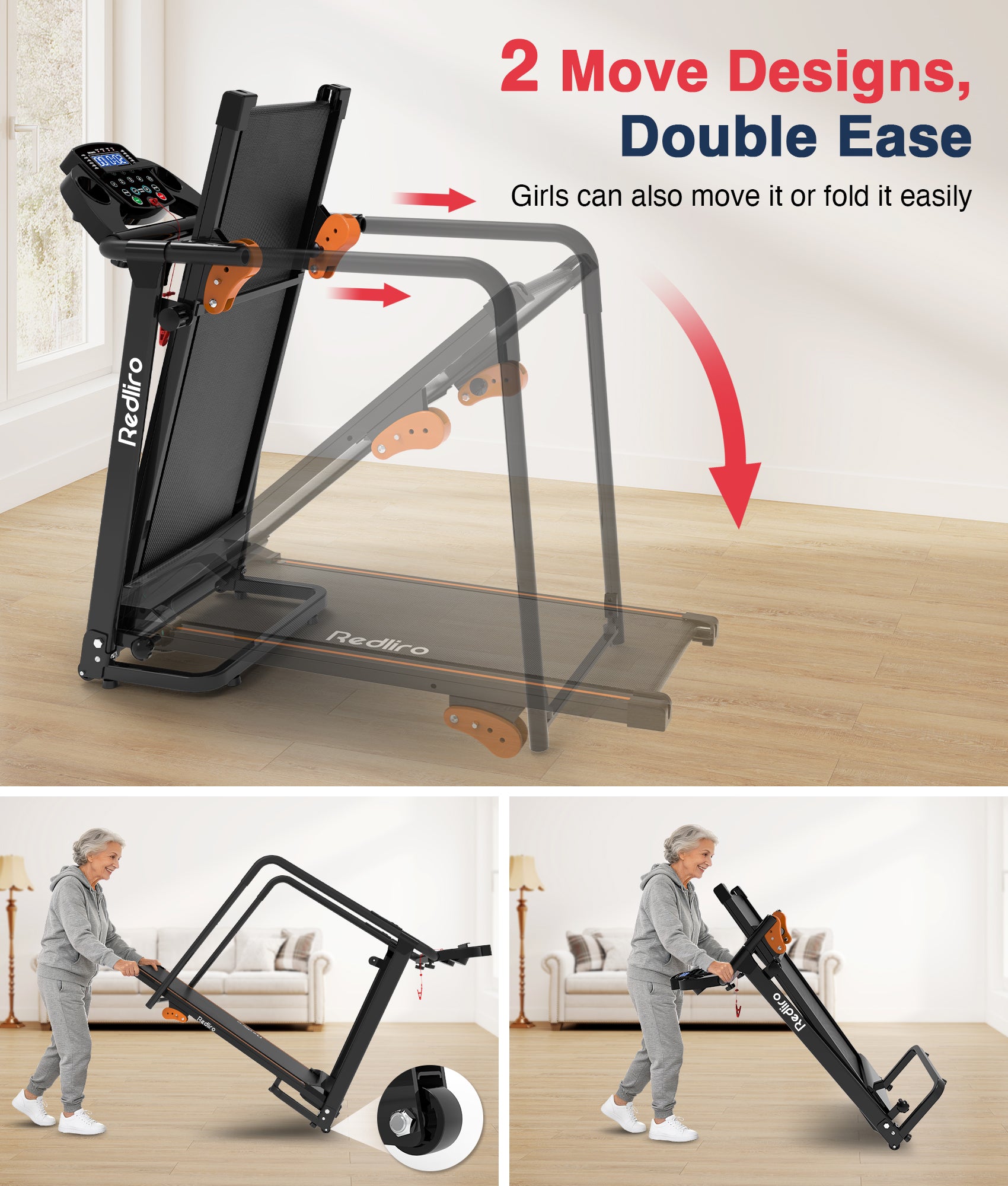 Redliro Treadmill for Seniors