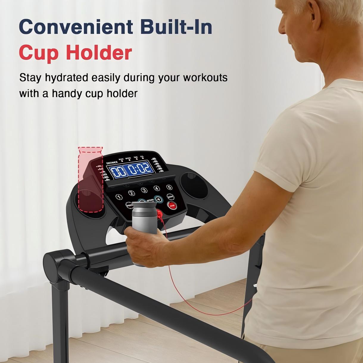 Treadmill with Long Handrails #JK09F