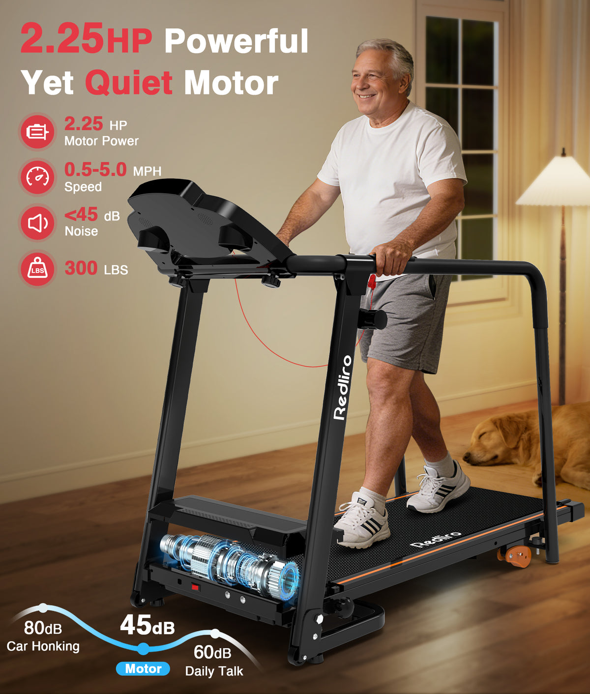 Redliro Treadmill for Seniors