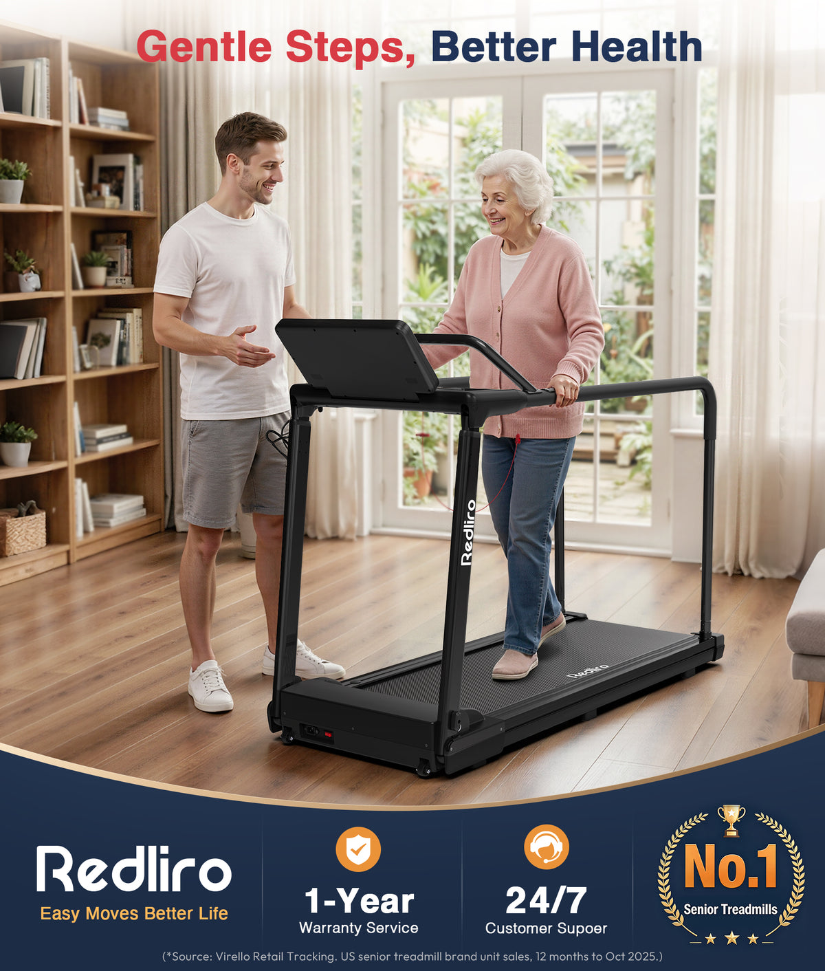 Redliro Backwards Treadmill for Seniors