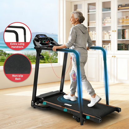 Treadmill with Ultra-Long Handrails #JK14F