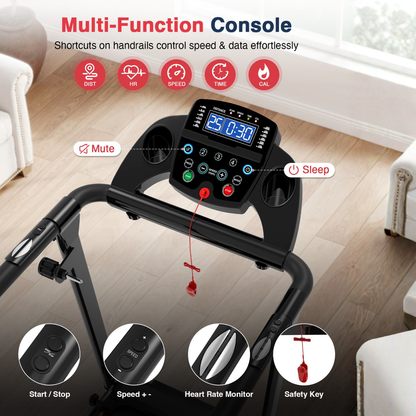 Treadmill with Ultra-Long Handrails #JK14F