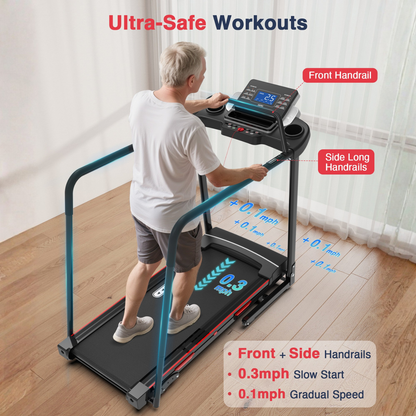 SafeStep Pro Walking Treadmill with 3 APPs #JK15F