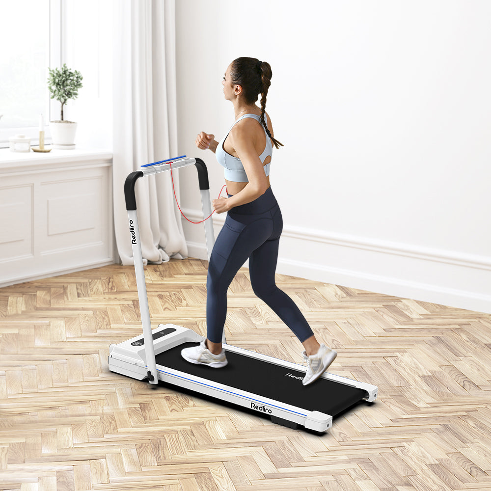 2 in 1 Under Desk Treadmill JK1608E-2 (White)