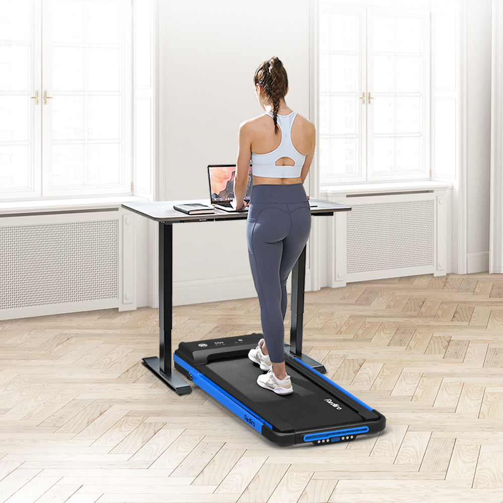 2 in 1 Under Desk Treadmill JK1608E-2 (Blue)