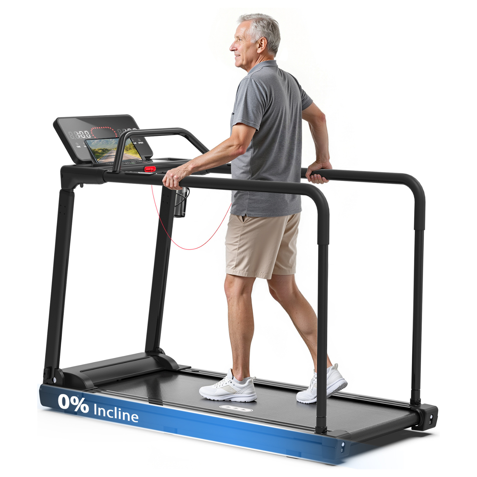 Redliro Premium Walking Treadmill with Reverse Walk & 3 Apps #JK16F